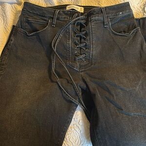 Abercrombie and Fitch high rise super skinny ankle jeans